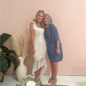 White high low lace dress, never worn with tags. From vicidolls